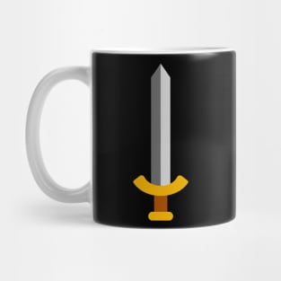 Minimalist Sword Icon (Light) Mug